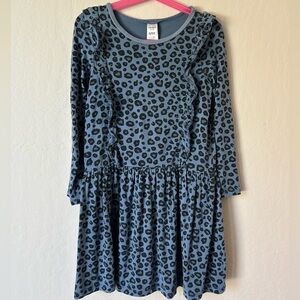 Carter's Blue and Black Leopard Print Dress